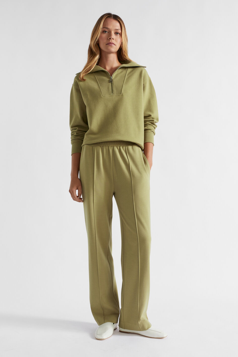 Double Knit Jogger  Pistachio