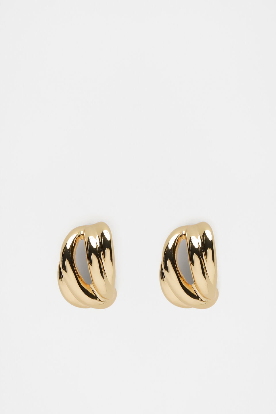 Twist Hoops Earring  Gold