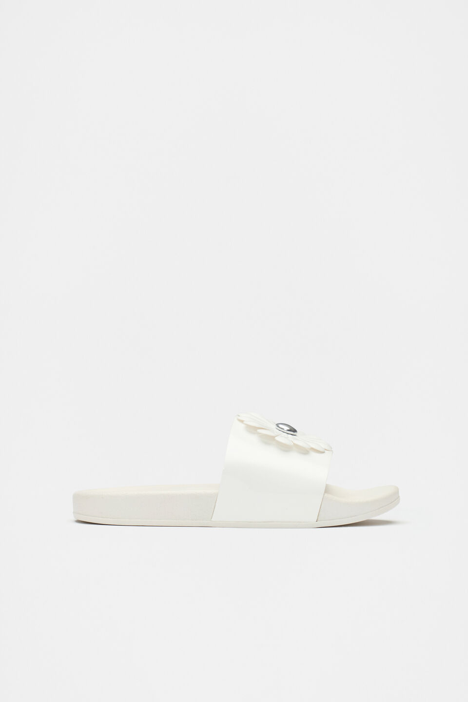 Daisy Pool Slide  White