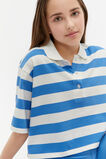 Polo Collar Tee  Electric Blue  hi-res
