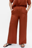 Textured Satin Pant  Russet  hi-res