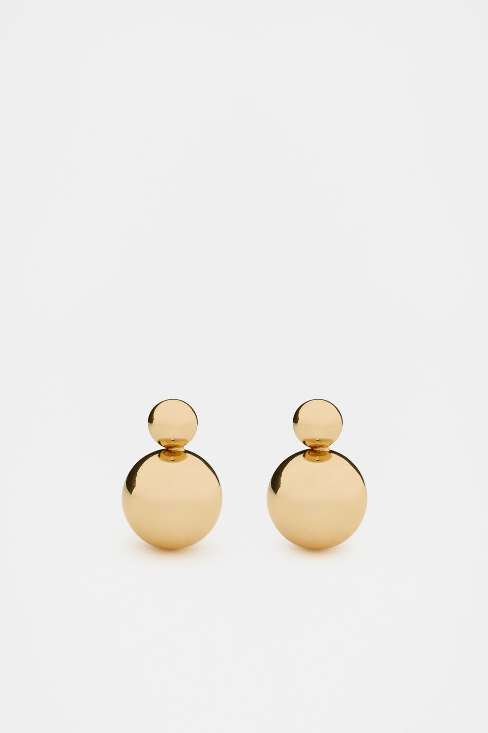 Orb Drop Earring  Gold