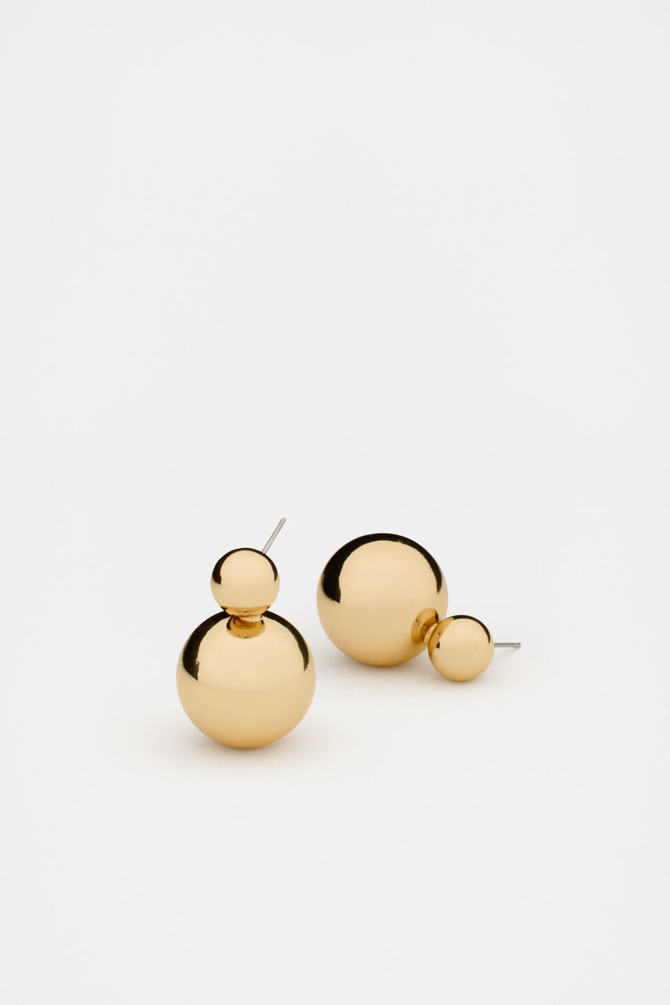 Orb Drop Earring  Gold