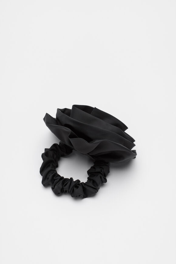Rosette Scrunchie  Black  hi-res