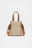 Woven Mini Crossbody Bag  Caramel  hi-res