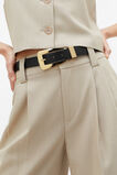 Isla Oversized Buckle Belt  Black Gold  hi-res