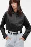 Isla Oversized Buckle Belt  Black Silver  hi-res