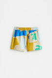 Palm Print Short  Multi  hi-res