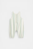 Stripe Romper  Milk  hi-res