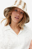 Wide Brim Stripe Bucket Hat  Cinnamon Spice  hi-res
