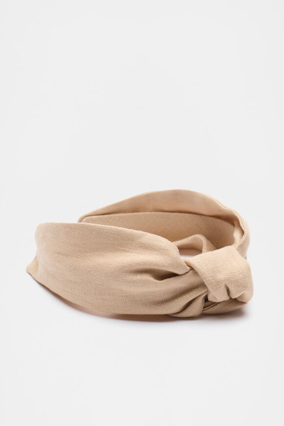 Linen Headband  Nougat  hi-res