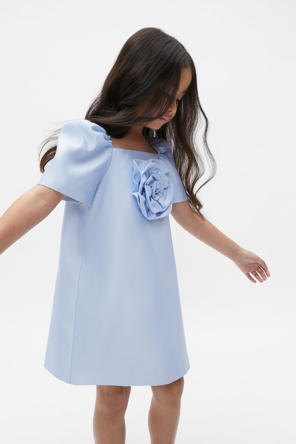 Rosette Dress  Powder Blue  hi-res