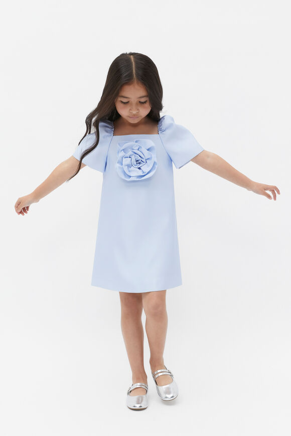 Rosette Dress  Powder Blue  hi-res