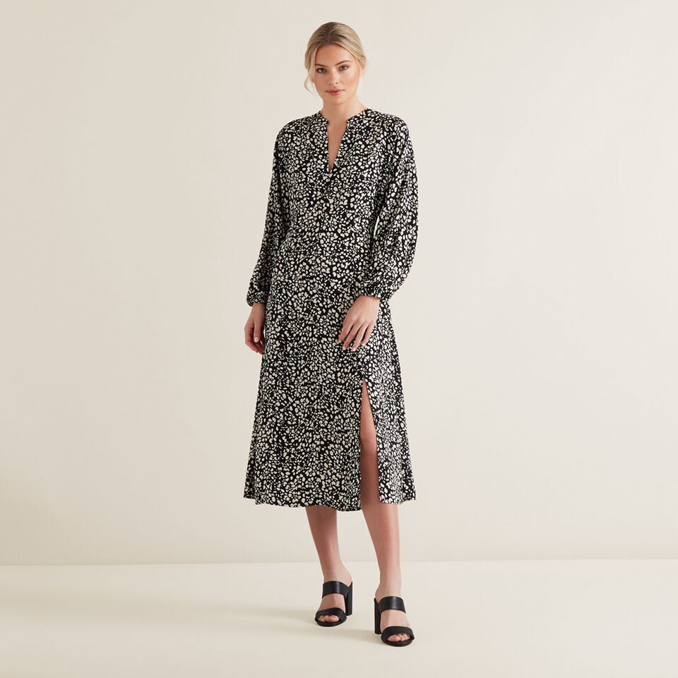Animal Split Dress  