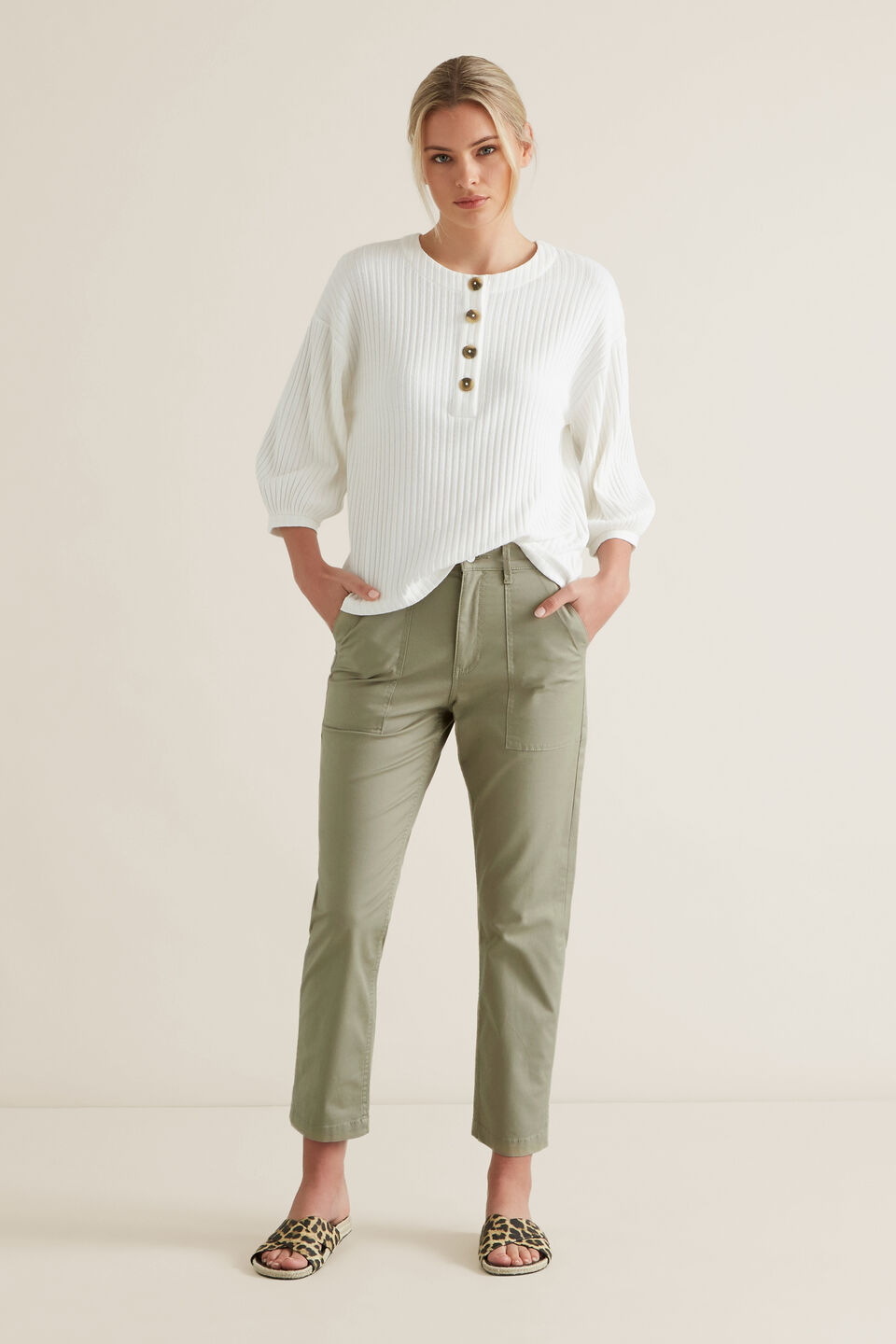 Soft Patch Pocket Pant  