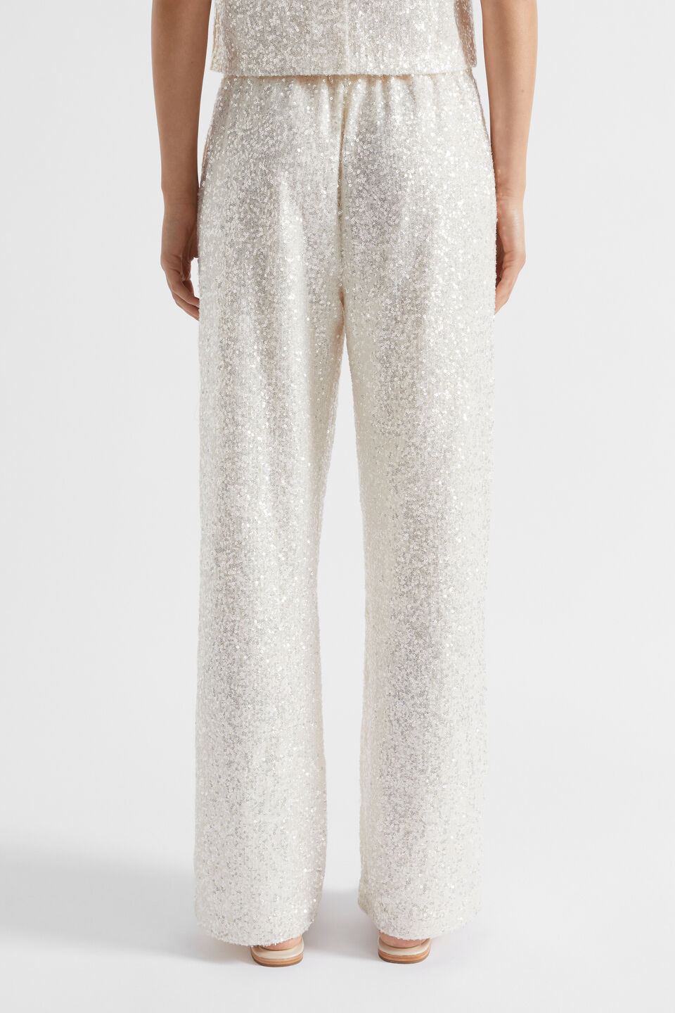 Mini Sequin Pant  Pearl