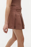 Pleat Skort  Cocoa  hi-res