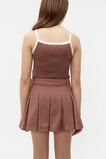 Pleat Skort  Cocoa  hi-res