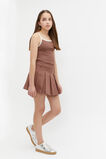Pleat Skort  Cocoa  hi-res