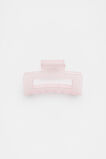 Rectangle Hair Claw  Rose Petal  hi-res