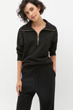 Core Heritage Half Zip Sweat  Black  hi-res
