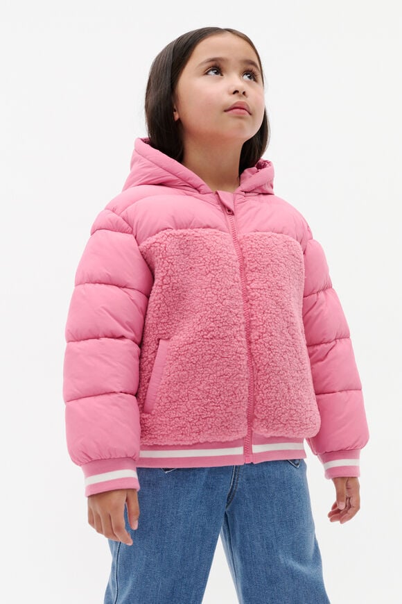 Essential Logo Jacket  Raspberry  hi-res