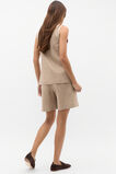 Linen Shell Vest Top  Cookie  hi-res
