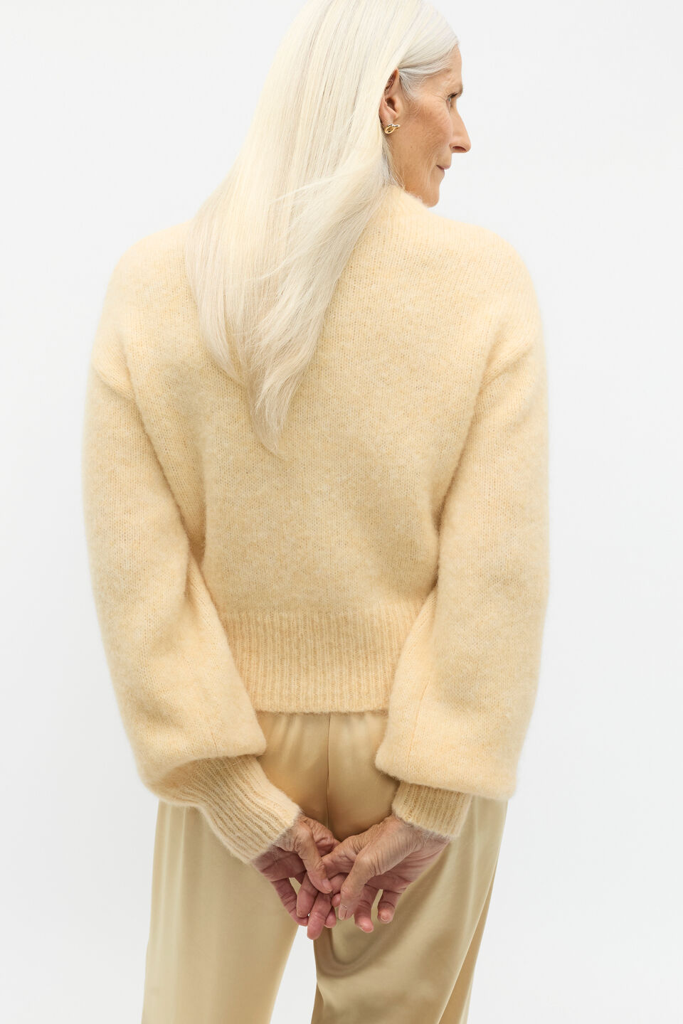 Lofty Crew Neck Knit  Marzipan Marle