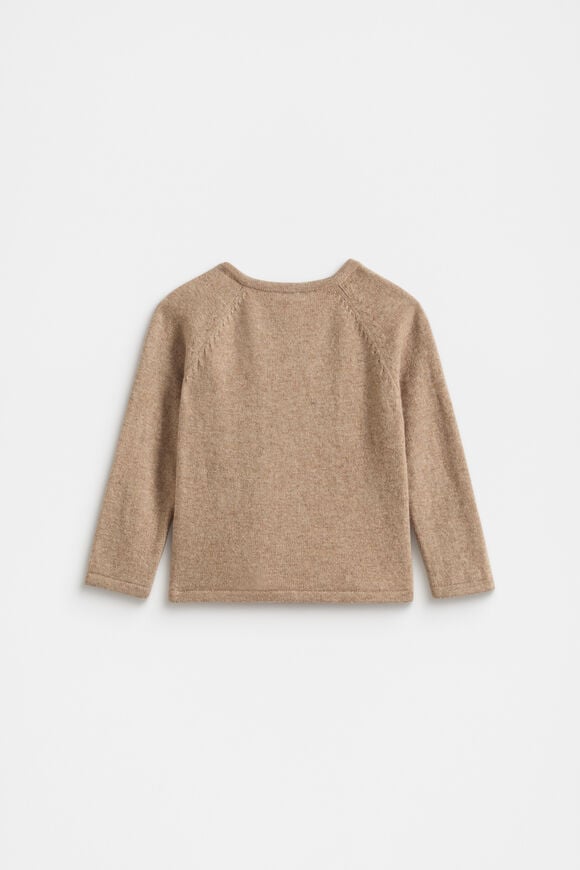 Cable Knit Cardigan  Nutmeg Marle  hi-res
