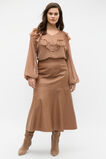 Ruffle Detail Blouse  Amaretto  hi-res