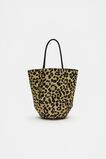 Leather Mini Bucket Bag  Ocelot  hi-res