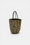 Leather Mini Bucket Bag  Ocelot  hi-res