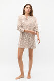 Henley Rib Nightie  Animal Print  hi-res