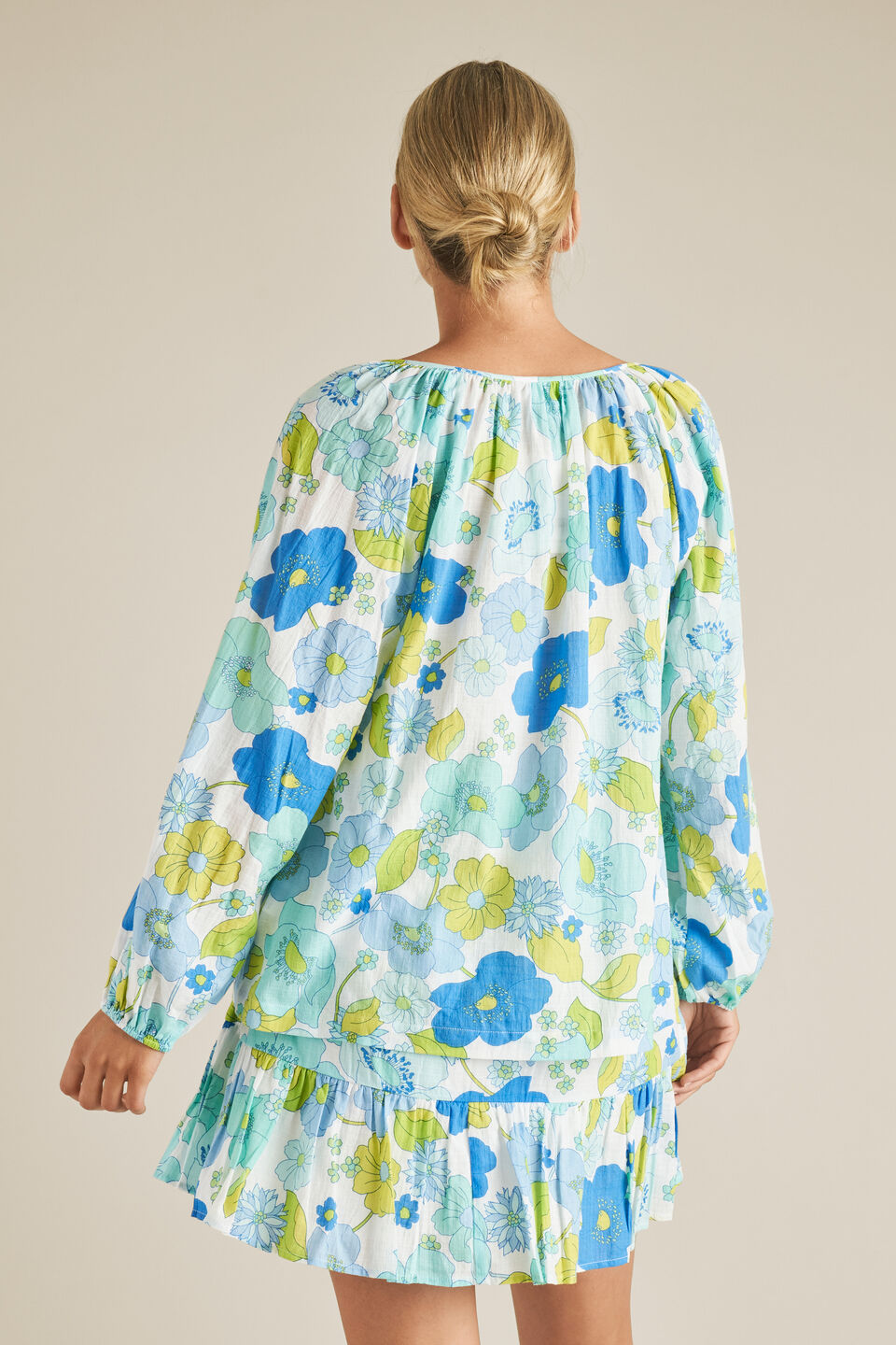 Retro Floral Blouse  