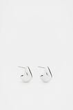 Angular Hoop  Silver  hi-res