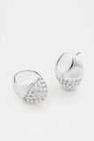 Pave Organic Studs  Silver  hi-res