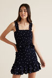 Shirred Floral Top    hi-res
