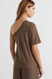 One Shoulder Boxy Tee  Affogato  hi-res