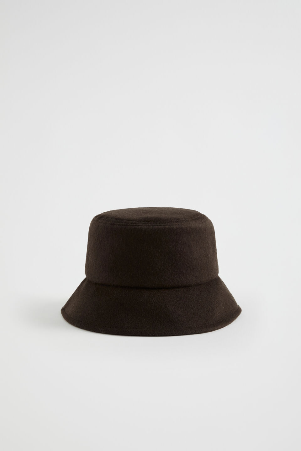Textured Bucket Hat  Dark Espresso