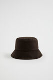 Textured Bucket Hat  Dark Espresso  hi-res