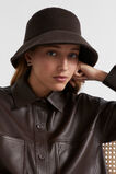 Textured Bucket Hat  Dark Espresso  hi-res
