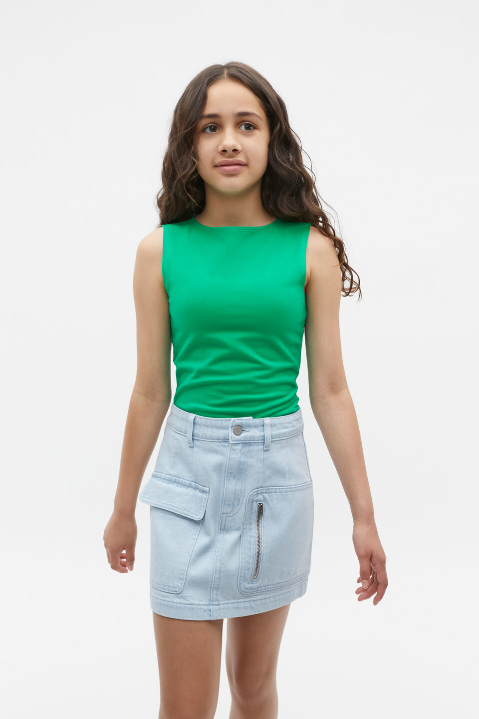 Essential Tank  Jade Green