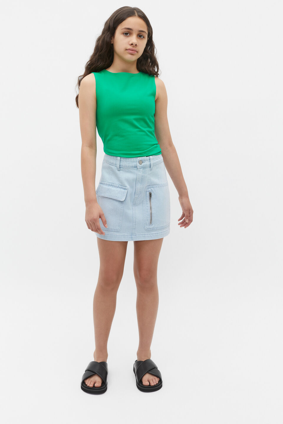Essential Tank  Jade Green