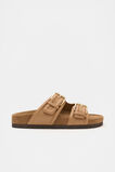 Harper Buckle Slide  Caramel  hi-res