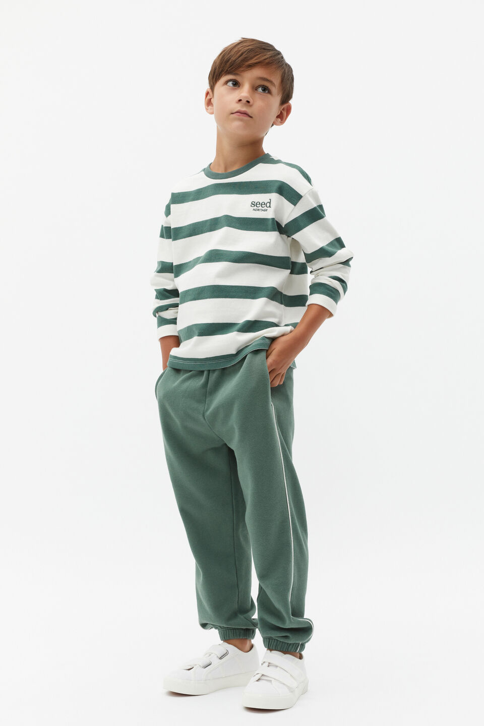 Core Logo Rugby  Khaki