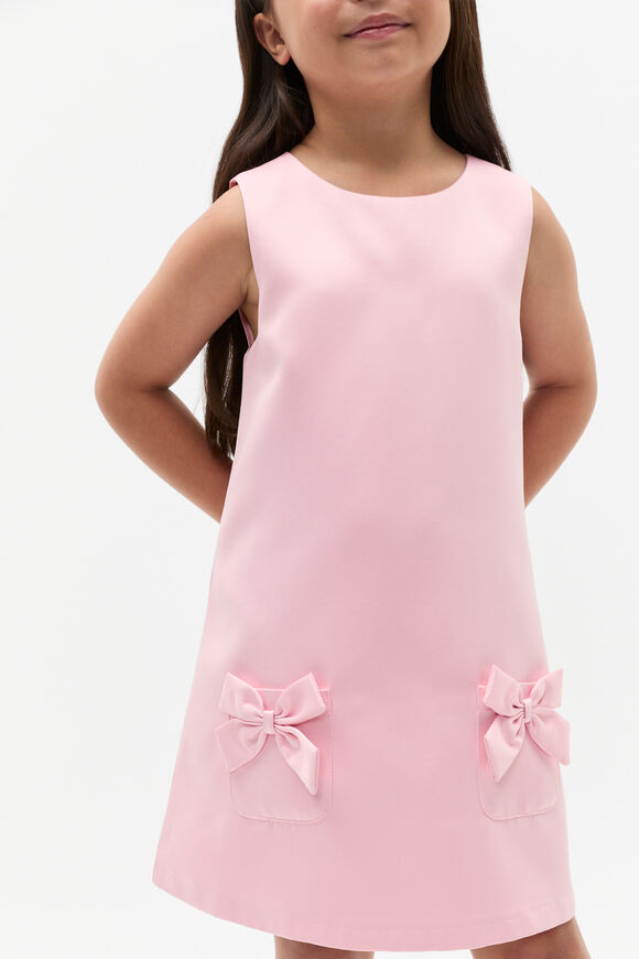 Bow Detail Dress  Baby Pink  hi-res
