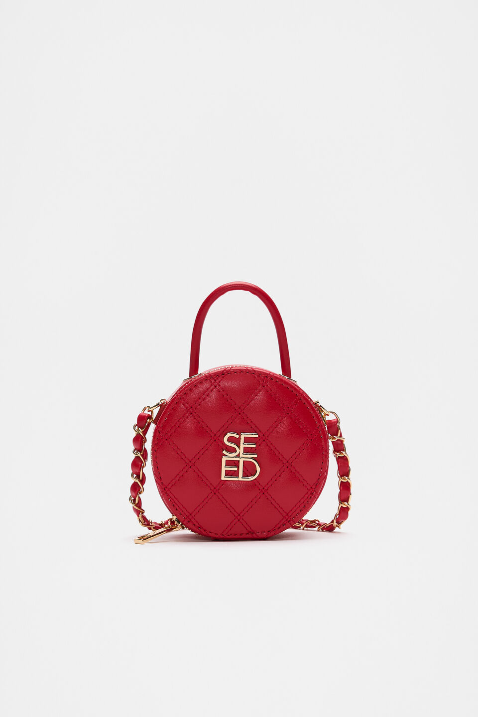 Mini Quilted Bag  Chilli Red