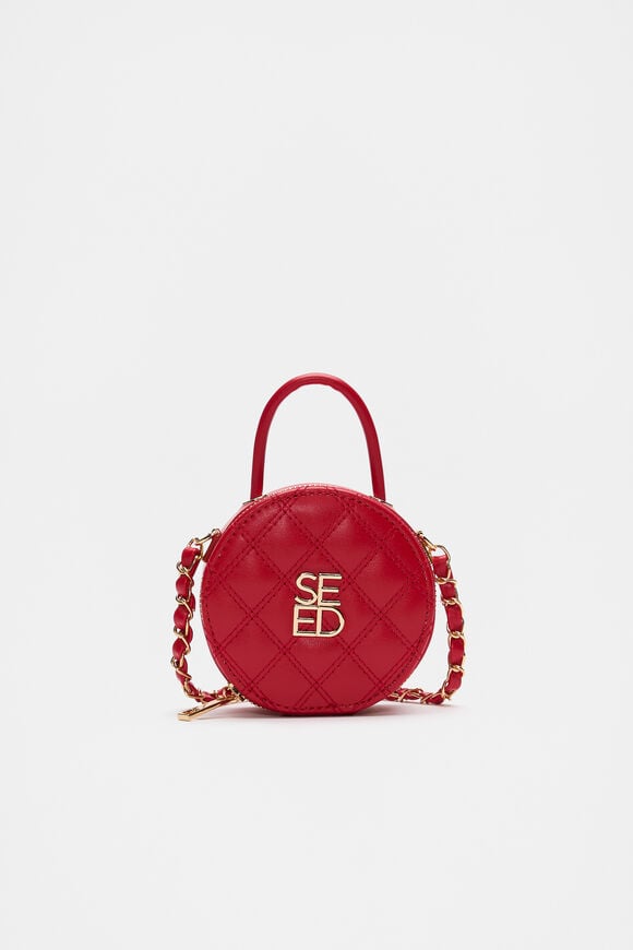 Mini Quilted Bag  Chilli Red  hi-res