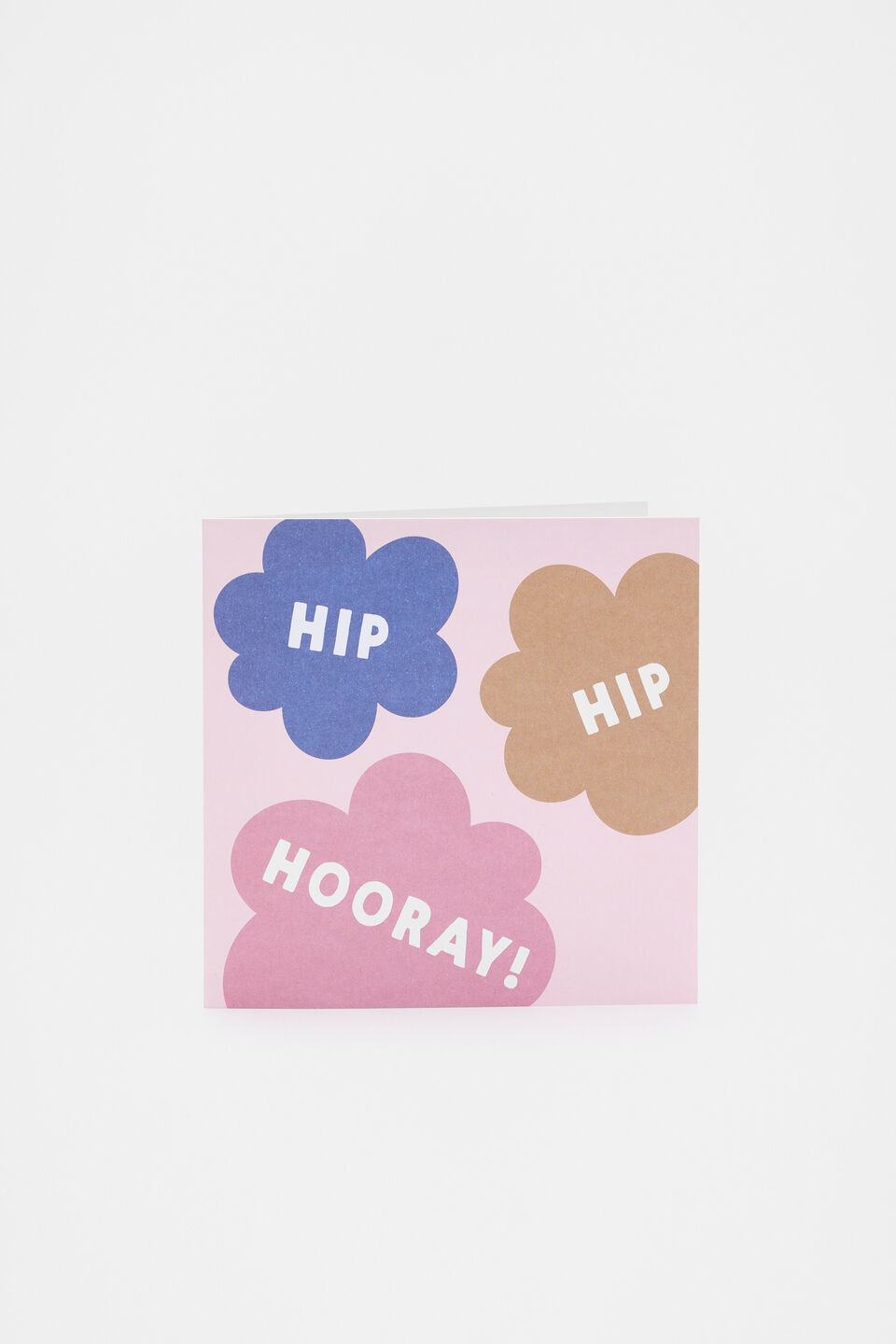 Hip Hip Hooray Card  Multi
