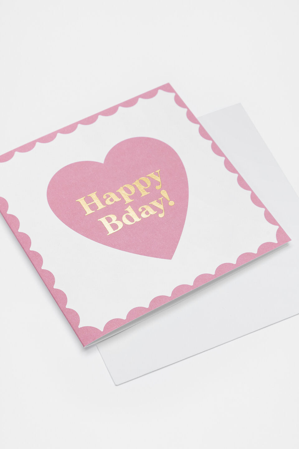 Happy Bday Heart Card  Multi